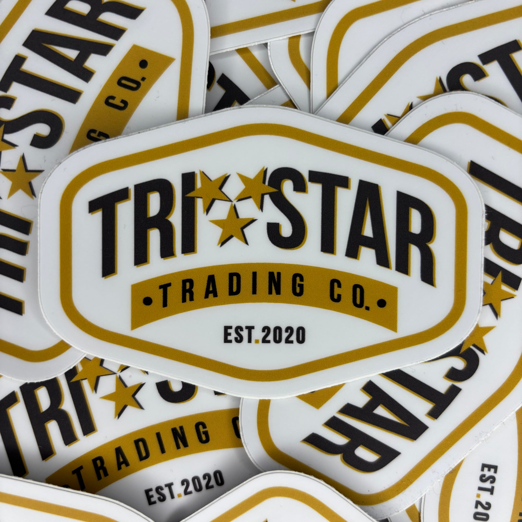 TRISTAR TRADING DECAL - GOLD