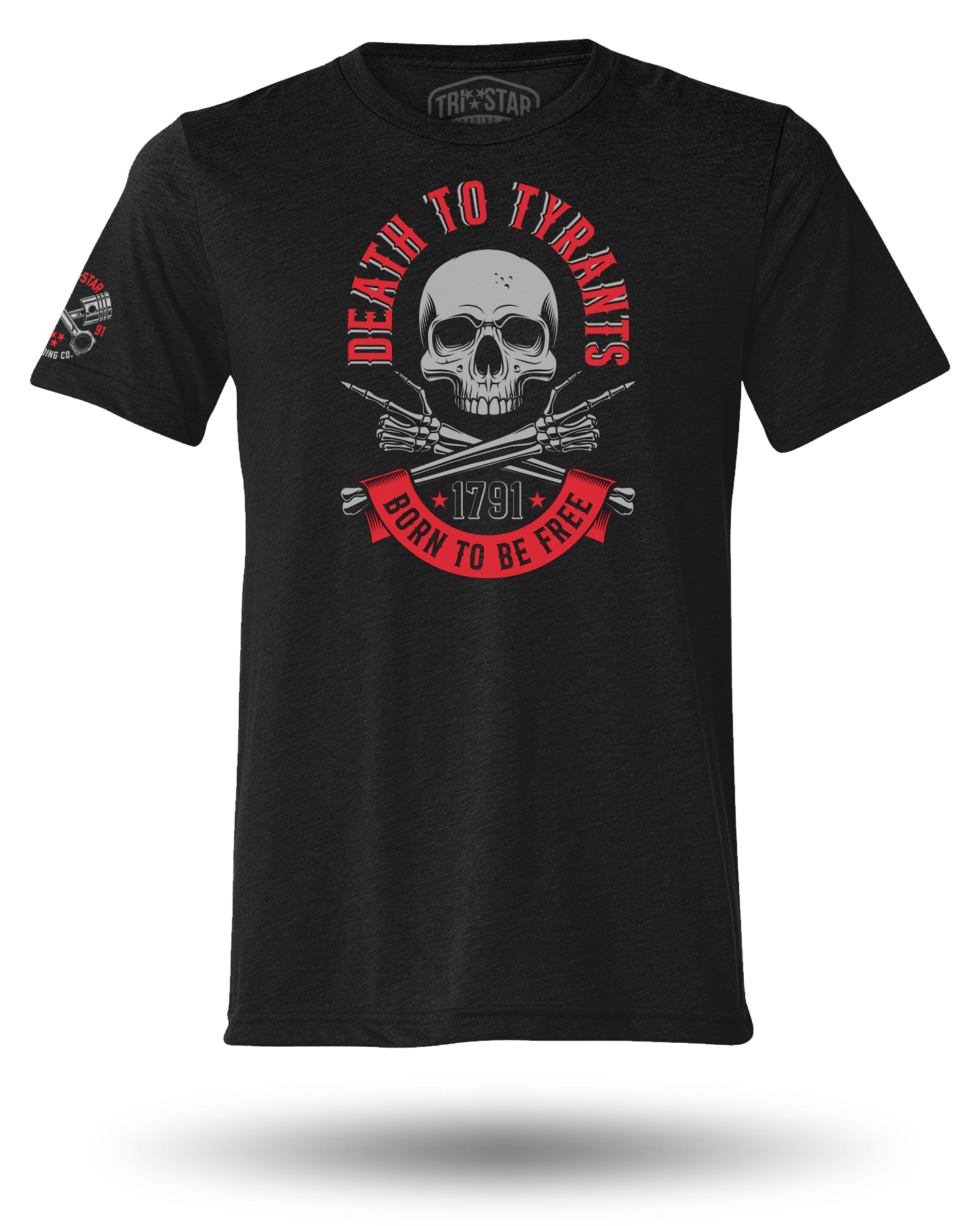 DEATH TO TYRANTS TEE - BLACK