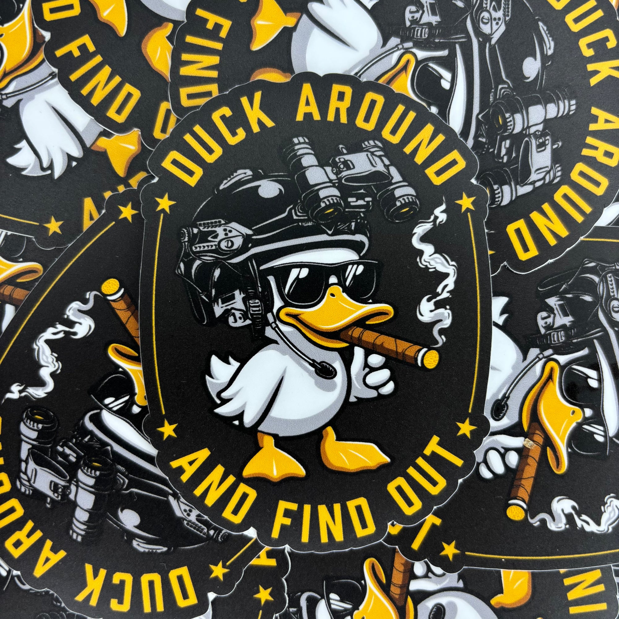 DUCK AROUND DECAL