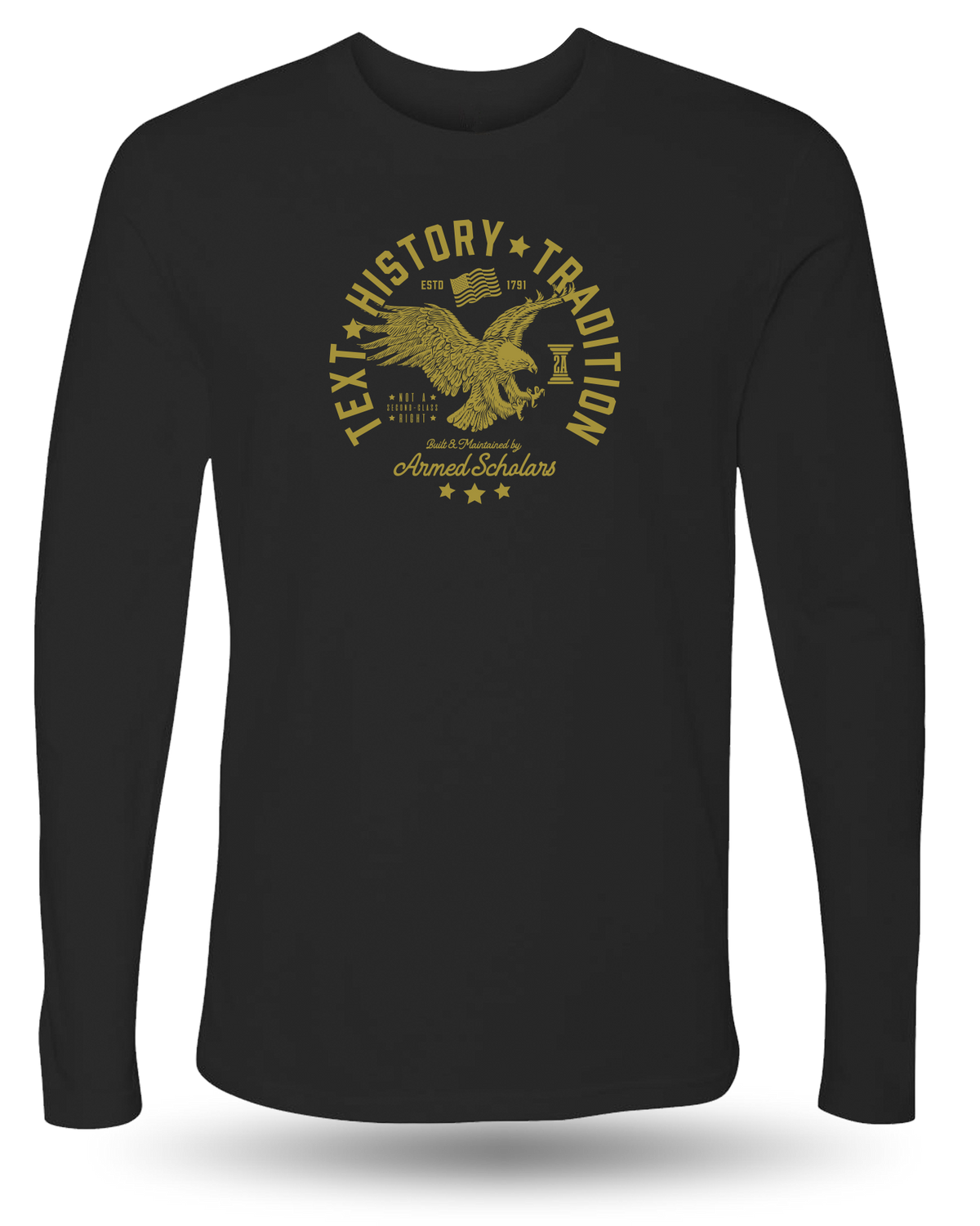 Long Sleeve Text History And Tradition Tristar Trading Co