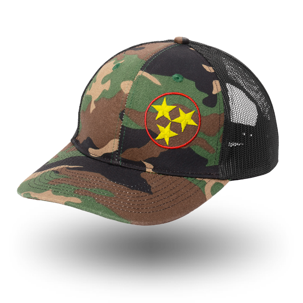 Chrome Military Desert Camo Hat