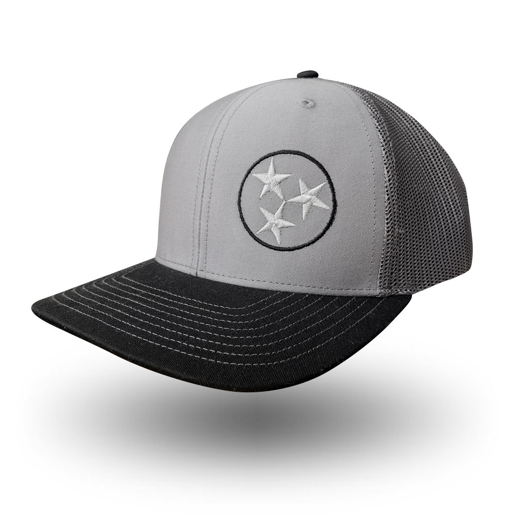 THE SCOTT TRISTAR TRUCKER HAT - COOL GRAY